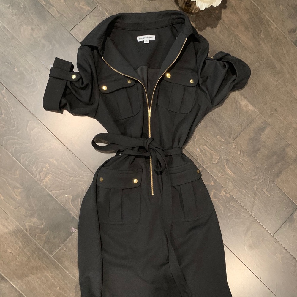 Shelby & Planet Black/gold dress size 6